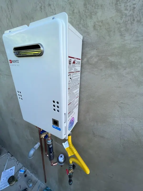 Tankless water heater installation for Tremont homes